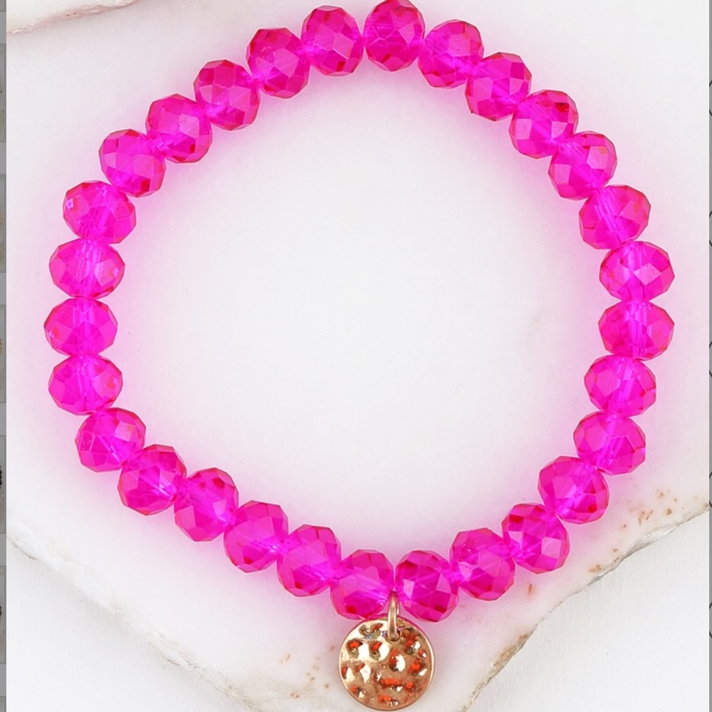 Crystal Bead Bracelet